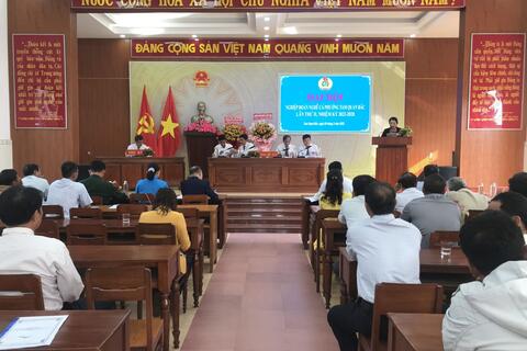 Nghiệp đoàn nghề cá phường Tam Quan Bắc Đại hội lần thứ II, nhiệm kỳ 2023 - 2028