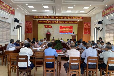 Đảng uỷ phường Tam Quan Bắc tổ chức Hội nghị sơ kết 03 năm thực hiện Kết luận số 01-KL/TW của Bộ Chính trị về tiếp tục thực hiện Chỉ thị số 05-CT/TW